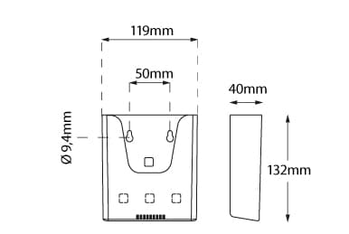 Porta Folhetos Vertical — imagem 1