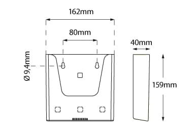 Porta Folhetos Vertical — imagem 1