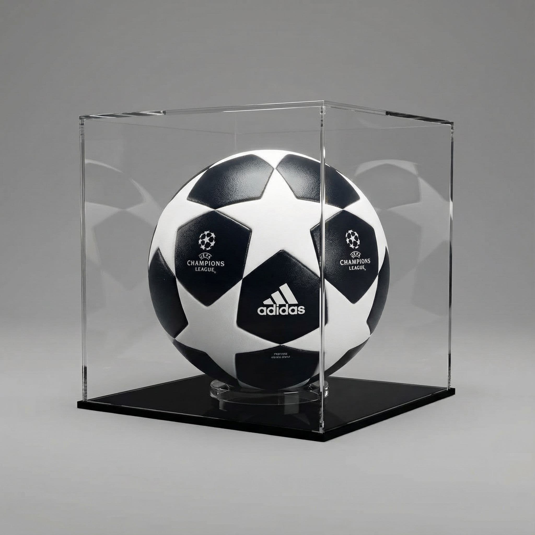 Caixa Para Bola De Futebol 30*30 Cm Com Base Preta — imagem 1