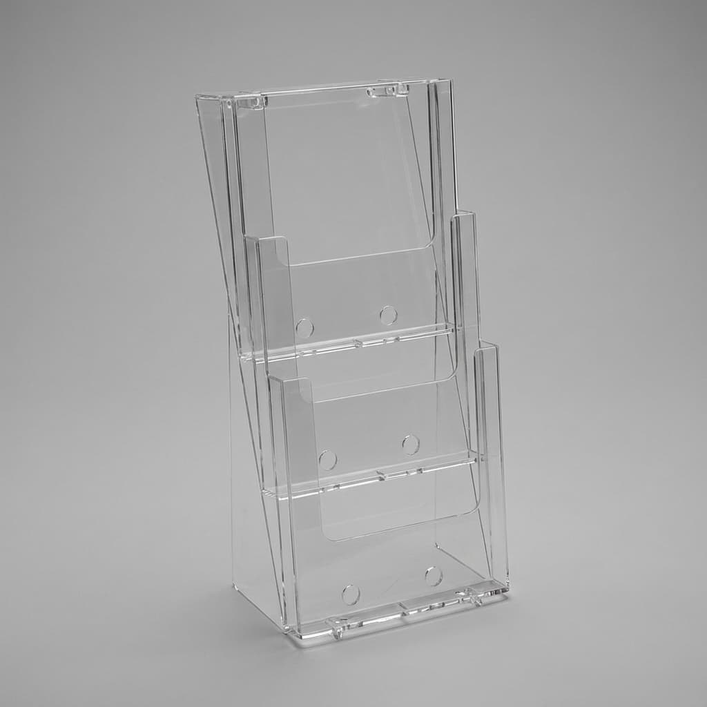 Porta-Folhetos De A4 Com 3 Níveis De Parede — imagem 1