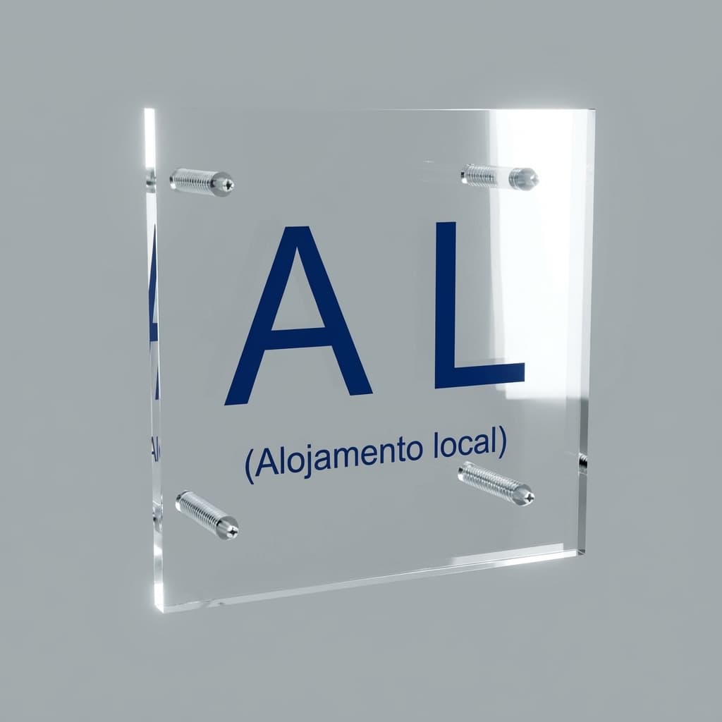 Placa De Alojamento Local — imagem 1
